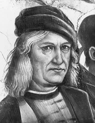 Self Portrait (detail) from The Preaching and Acts of the Antichrist